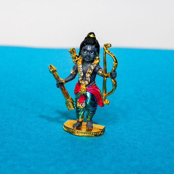 Ram Lalla Double Sided 2D Idol Ayodhya Wooden Statue | God Stand for Home Décor Divine Gifts