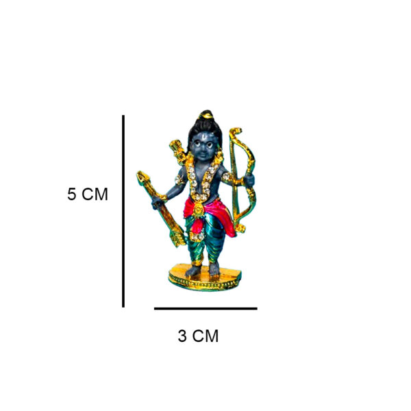 Ram Lalla Double Sided 2D Idol Ayodhya Wooden Statue | God Stand for Home Décor Divine Gifts - Image 5