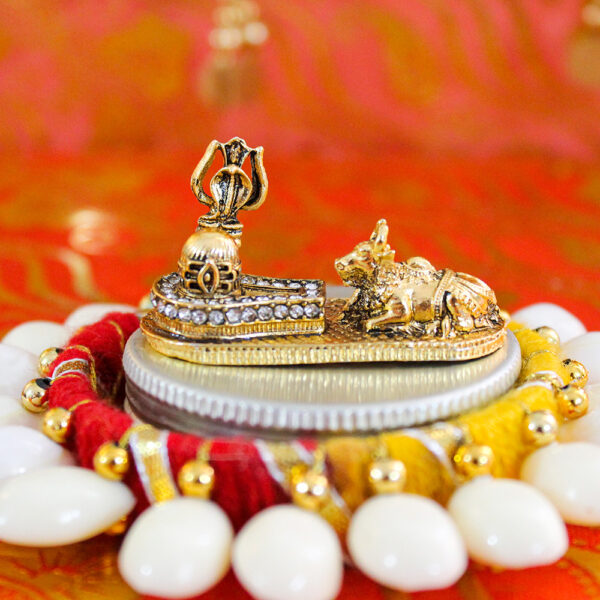 Shivling with Nandi and Trishul Idol - Image 4