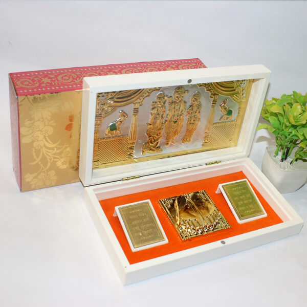 Golden Ram Darbar Charan Paduka - Image 5