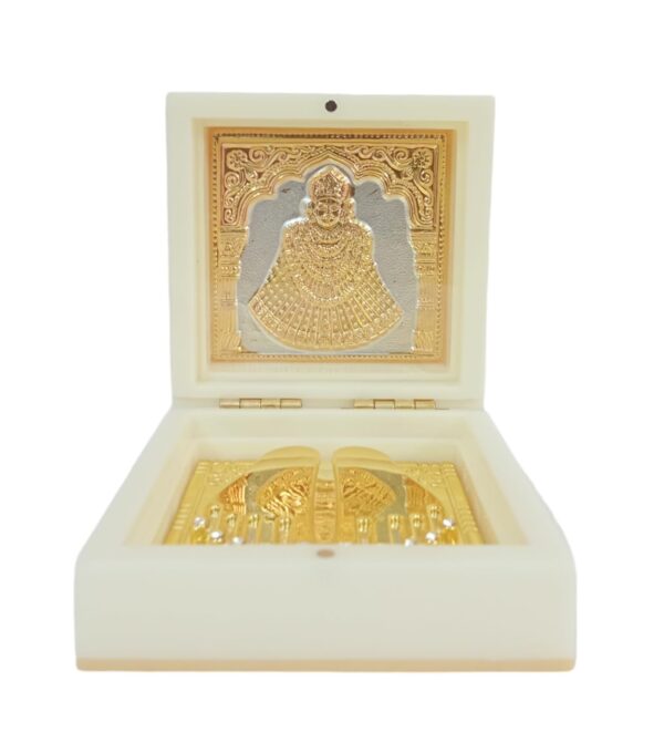Lord Khatu Shyam Baba/haarey Ka Sahara Gold Plated Wealth - Image 3