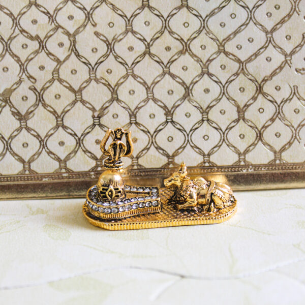 Shivling with Nandi and Trishul Idol - Image 6