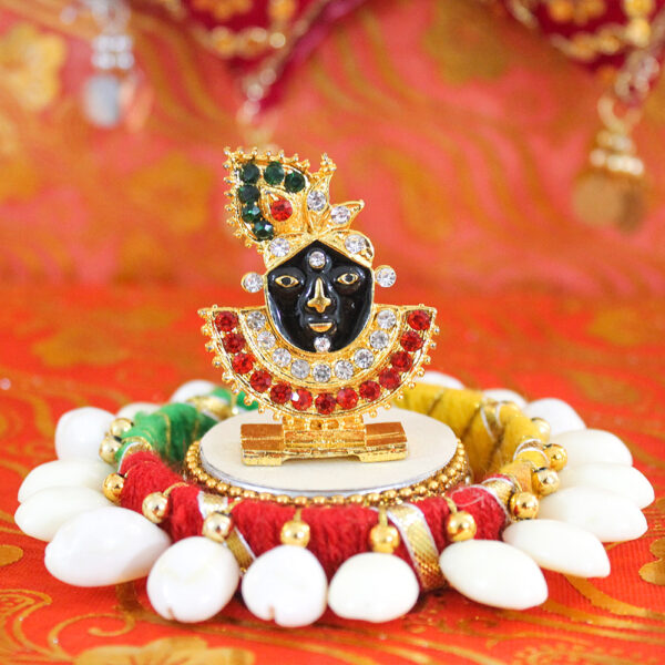 Lord Krishna Idol Krishna Face Statue Black Metal Statue