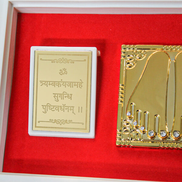 Blessing Gold Plated Lord Shiv - Image 4