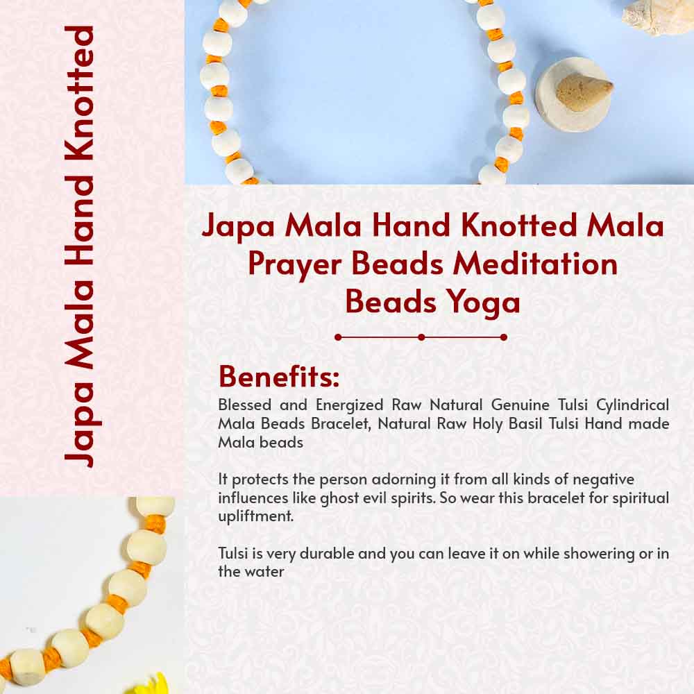 Japa Mala Hand Knotted Mala Prayer Beads Meditation Beads Yoga - Image 4