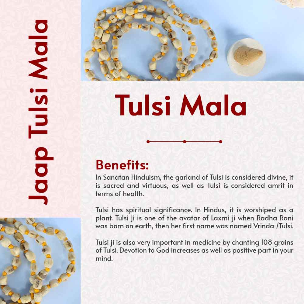 Tulsi Kanthi Bead Jap Mala - Image 4